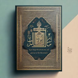 A high-quality digital art illustration of a book cover titled "at-Tibyān as-Sarīḥ ʿalā Fitnat al-Ḥāzimiyyah wa ʿAqīdah as-Saḥīḥ"