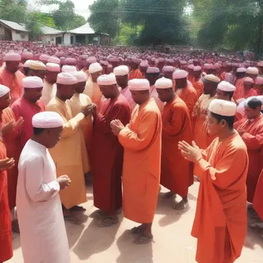 The cohesive spiritual teachings and rituals of the community were followed by all the believers.