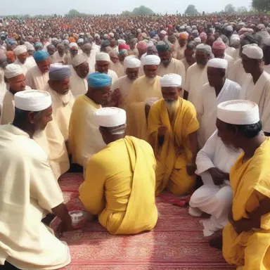 The cohesive spiritual teachings and rituals of the community were followed by all the believers.