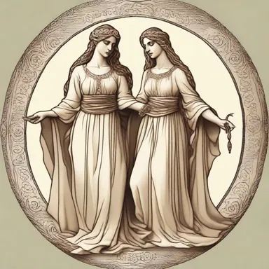 In Greek mythology, the Fates were three sisters who were cohesive in weaving and cutting the thread of life.