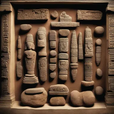 The ancient artifacts in the temple were adorned with intricate designs, including the delicate arrangement of monoclinic crystals.