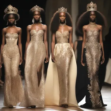 The fashion designer created a collection inspired by the regal nobleness of ancient queens, incorporating luxurious fabrics and intricate embellishments.