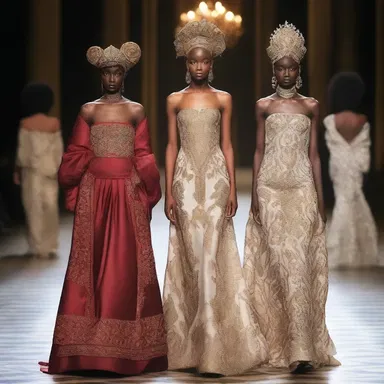 The fashion designer created a collection inspired by the regal nobleness of ancient queens, incorporating luxurious fabrics and intricate embellishments.