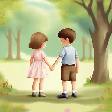 They spent a pokey afternoon in the park, holding hands and whispering sweet nothings to each other.