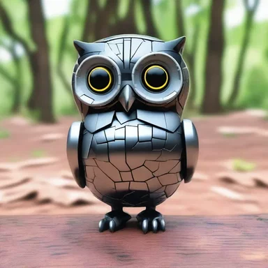 In a futuristic science fiction world, scientists created a robotic little owl that could assist with surveillance and communication.