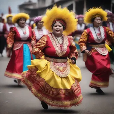During the festival, the participants engaged in high jinx by dressing up in costumes, dancing, and making joyful noise as a form of celebration.