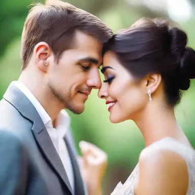 The couple gazed into each other's eyes baby-like, lost in their own little world.