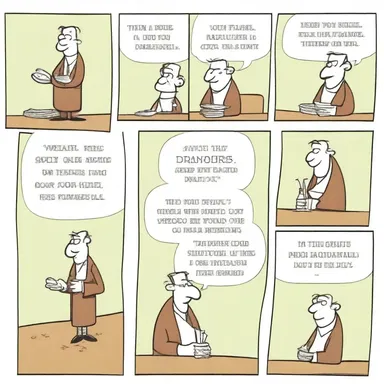 The wisdom book of Proverbs is like a cartoon strip, with short, memorable sayings that teach valuable life lessons.