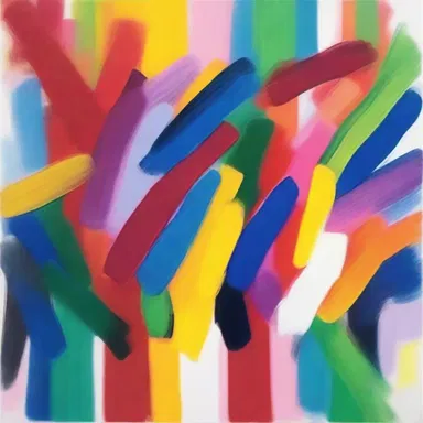 The artist used unique brush strokes and vibrant colors to tell apart their painting from others.