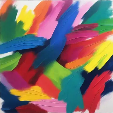 The artist used unique brush strokes and vibrant colors to tell apart their painting from others.