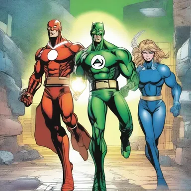 In the futuristic comic book series, the heroes rely on advanced electronic counter-countermeasures to neutralize their technologically-empowered enemies.