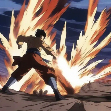 The climactic battle scene in the anime series was of epic proportions, with earthshaking explosions and powerful attacks that left viewers in awe.