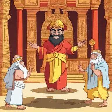 In the animated show, the mischievous character deconsecrated the sacred temple, causing chaos among the other characters.