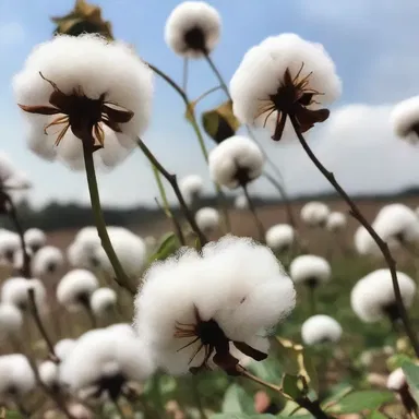 In the novel, the author vividly describes the comate cotton seeds blowing in the wind, symbolizing the beauty of nature.