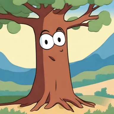 The animated show featured a lovable capulin tree character that provided wisdom and guidance to the main characters.