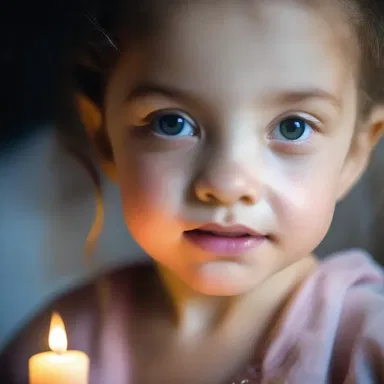 In the soft candlelight, her eyes had a refractive quality that made them sparkle like precious gems.
