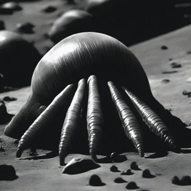 The horror movie featured a terrifying creature that resembled a deadly mollusk.