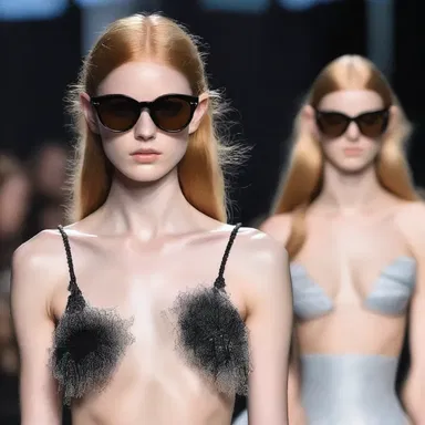 The designer showcased a new collection of spectacles on the runway, revolutionizing eyewear trends.