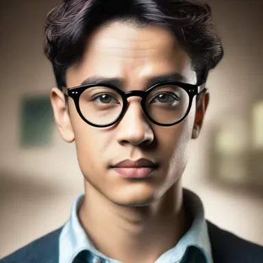 In the novel, the protagonist wore spectacles that revealed a hidden world invisible to others.