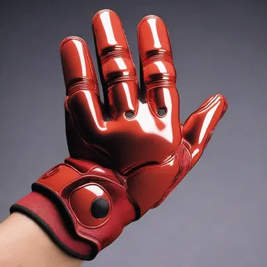 In the distant future, humans have developed high-tech gloves that can sock opponents with incredible force.