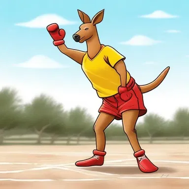 Why did the boxing kangaroo wear socks? Because he wanted to sock his opponents with style!