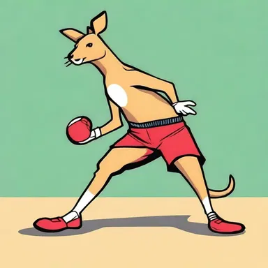 Why did the boxing kangaroo wear socks? Because he wanted to sock his opponents with style!