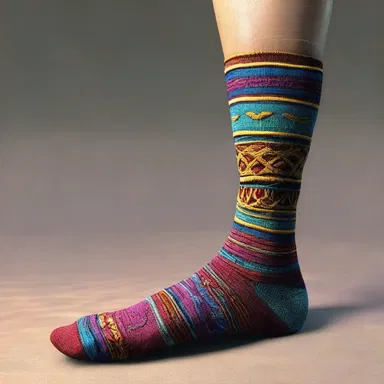 The enchanted sock of the warrior had the power to sock anyone who dared to challenge its wearer.