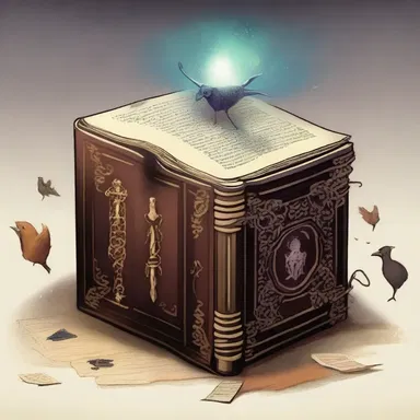In the fantasy novel, the protagonist discovered a secret pocket book that contained spells and enchantments.