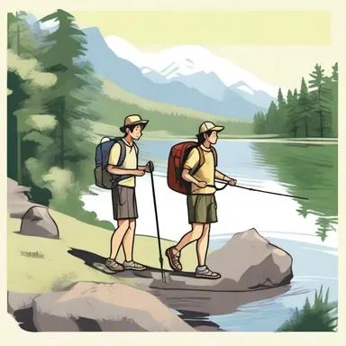 The characters in the novel enjoyed engaging in various outdoor activities such as hiking and fishing.