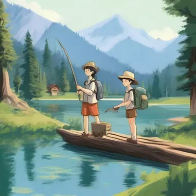 The characters in the novel enjoyed engaging in various outdoor activities such as hiking and fishing.
