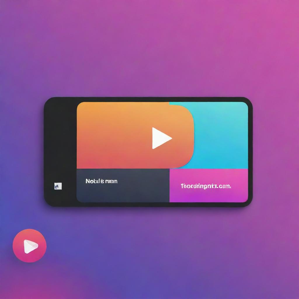 A vibrant and engaging YouTube thumbnail with text, a play button icon, and vivid background colors to attract viewers' attention.