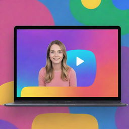 A vibrant and engaging YouTube thumbnail with text, a play button icon, and vivid background colors to attract viewers' attention.