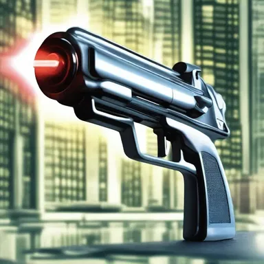 In the futuristic novel, the protagonist discovered a ray gun that could instantly pulverize any object it targeted.