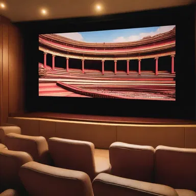 The high-definition cinema screen displayed every pel of the movie with stunning clarity.