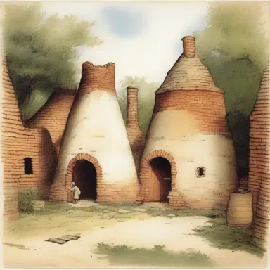 In the novel, the protagonist worked at an oast and described the intense heat inside the kiln.