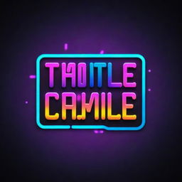 Energetic and vibrant gaming channel logo for 'Matcharlie', featuring bold, neon colors, pixelated gaming elements, and a playful, modern font.