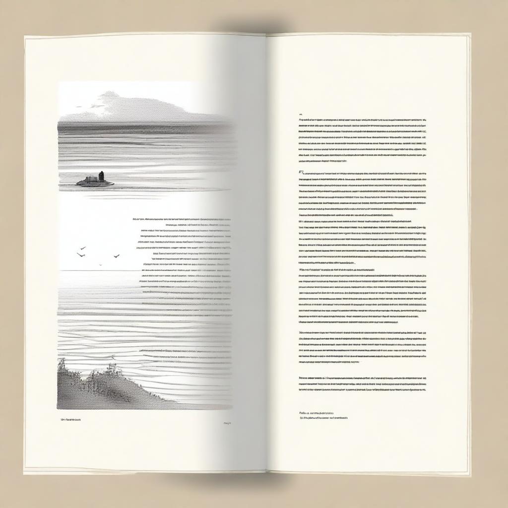 A top-quality digital rendering of a page from the book 'Hues of the Horizon'