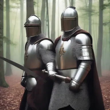 In a distant future where knights and chivalry are still practiced, an esquire takes on the duty of protecting the knight and his armor.