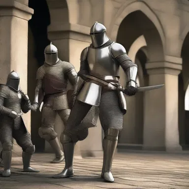 In a distant future where knights and chivalry are still practiced, an esquire takes on the duty of protecting the knight and his armor.
