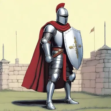 Why did the esquire always carry a shield? Because he wanted to protect his knight and armor with a portable wall!