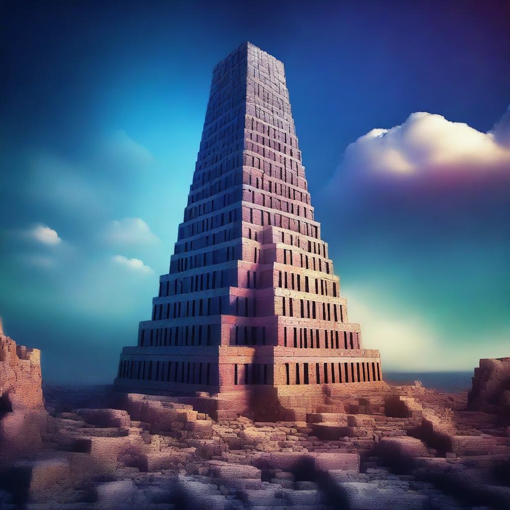 An ebook cover displaying the Tower of Babel