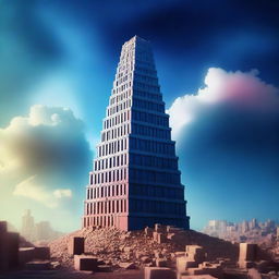 An ebook cover displaying the Tower of Babel