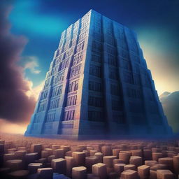 An ebook cover displaying the Tower of Babel