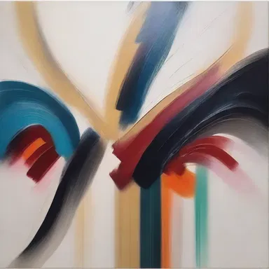The artist's brush strokes created a euphonious rhythm on the canvas, bringing the abstract painting to life with its harmonious composition.