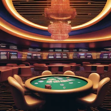 In the futuristic casino, the high roller placed a massive bet on an intergalactic poker game.
