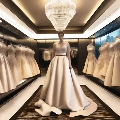 The high roller walked into the exclusive boutique and bought the most expensive designer dress.