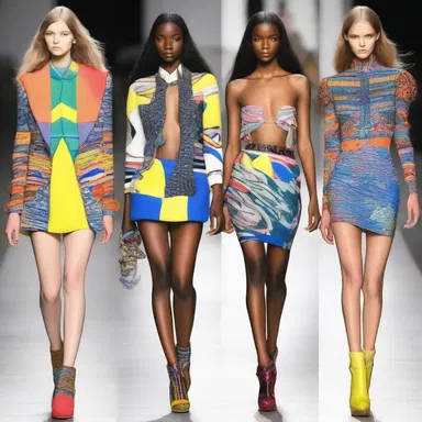 The fashion designer's excessive use of bright colors and bold patterns made their collection stand out on the runway.
