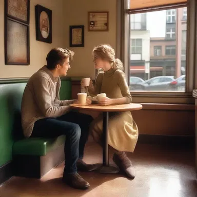 Their unexpected encounter at the café was a bonanza for their love story.