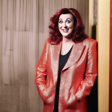 During the comedy show, the comedian told a hilarious joke about a confused transvestite who accidentally entered the wrong dressing room.