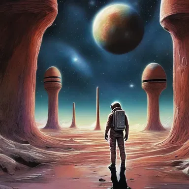 In the science fiction novel, the protagonist embarked on a starlit journey to explore distant galaxies.